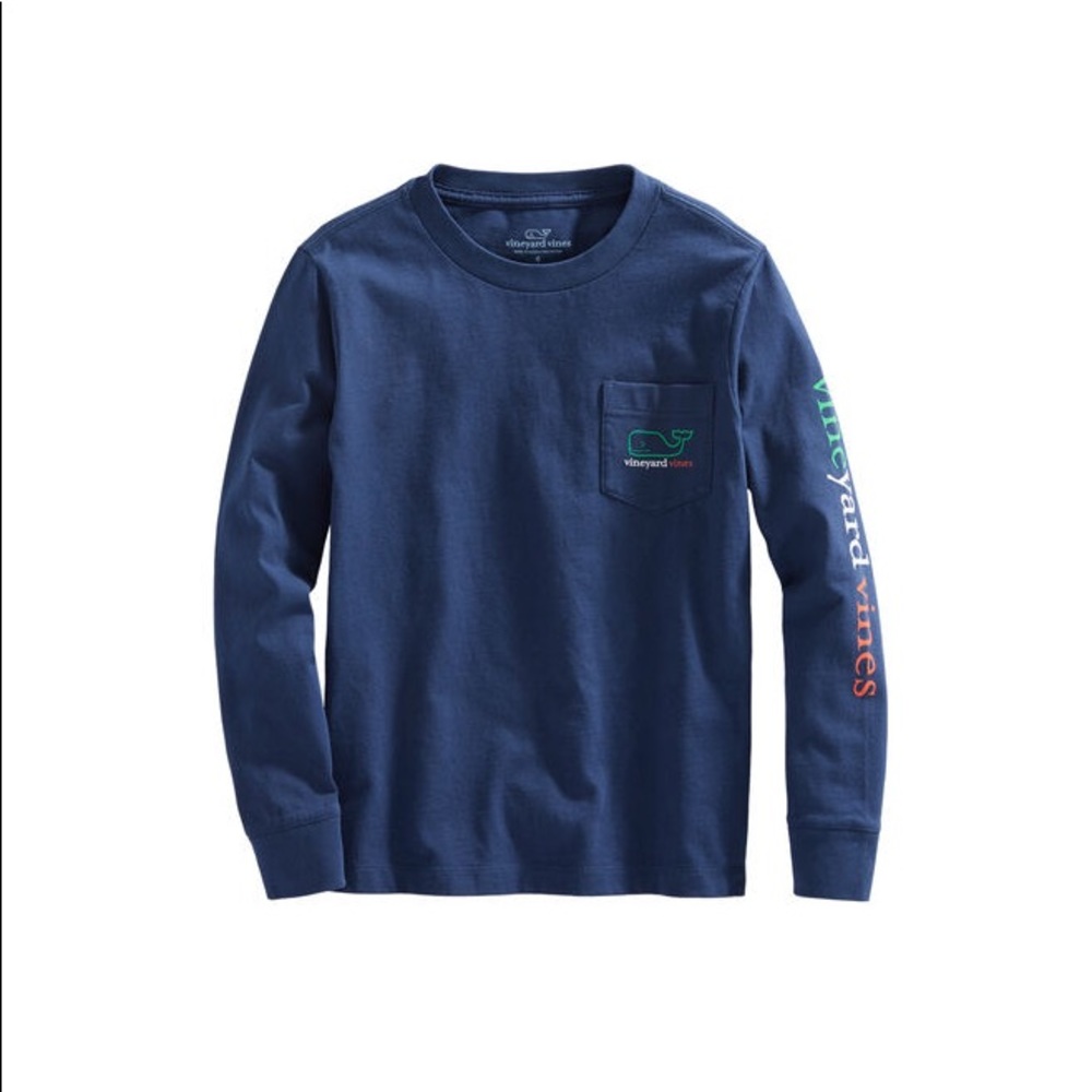Navy Vineyard Vines St. Patrick’s Day long sleeve